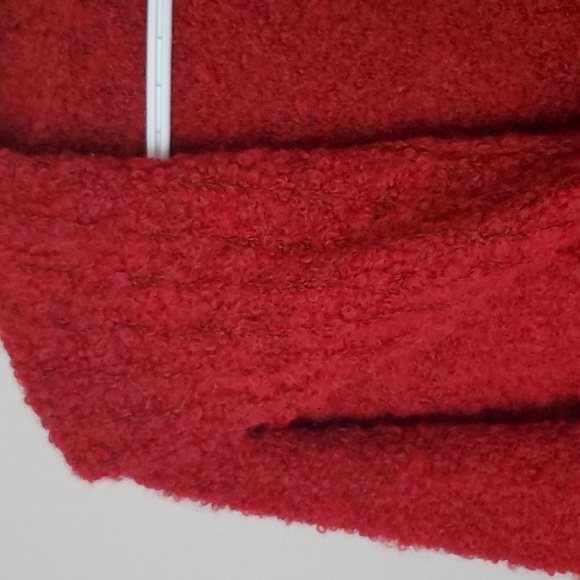 Tabask Red Alpaca Wool Nylon Blend Cardigan Size M - Picture 11 of 11